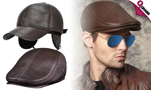 Genuine Leather Caps!